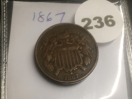 1867 2 Cent Piece
