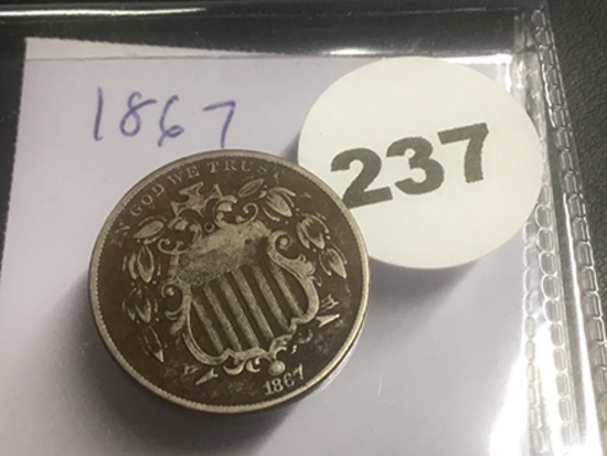 1867 Shield Nickel