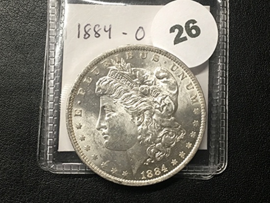1884-O Morgan Dollar, AU