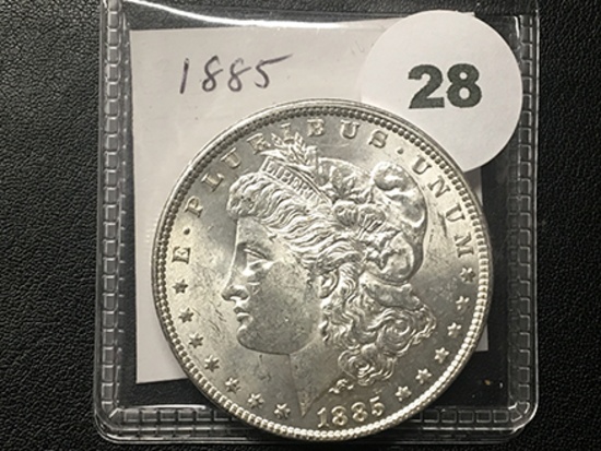 1885 Morgan Dollar, BU