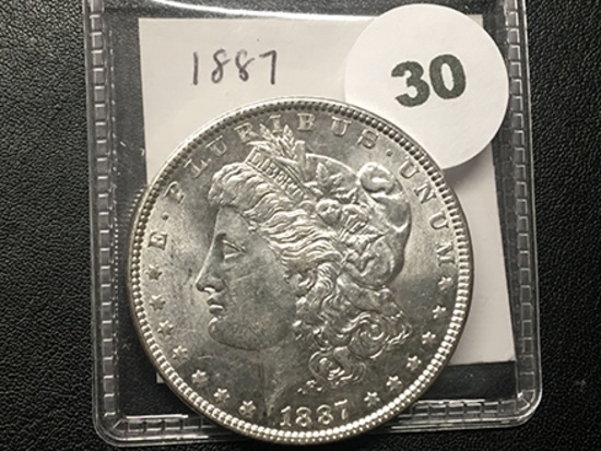 1887 Morgan Dollar, BU