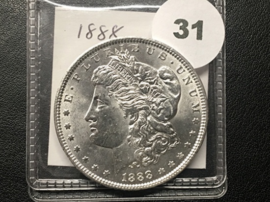 1888 Morgan Dollar, BU