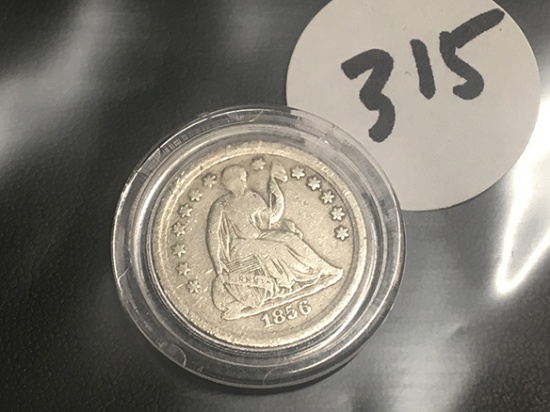 1856 Seated Liberty Dime