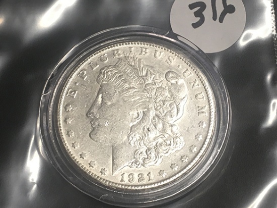 1921-S Morgan Silver Dollar
