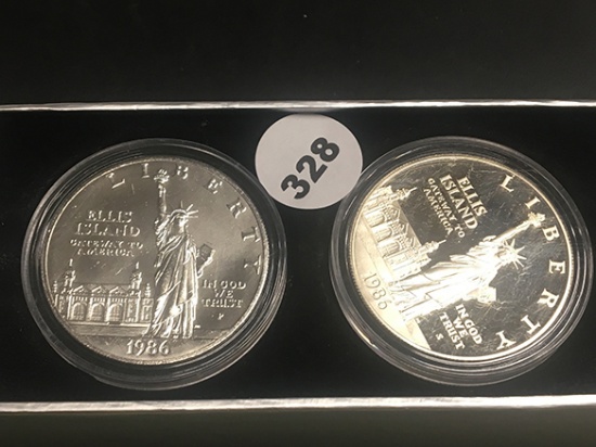 1986 Ellis Island Liberty Silver