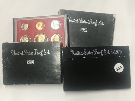 4 Proof Sets 1979-1982