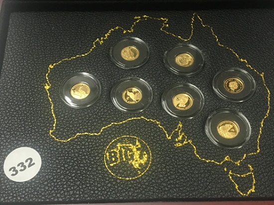 Big 7 Australian Gold Coin Collection 3.5 Gram Fine Gold