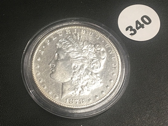 1878-S Morgan Silver Dollar Unc.