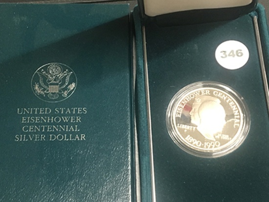Eisenhower Centennial Silver Dollar