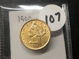 1900 $5 Liberty Gold