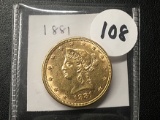 1881 $10 Liberty Gold