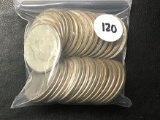 32x$ Silver Kennedy Half Dollars