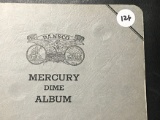 Book of (74) Mercury Dimes 1916-1945 Only Missing 3 Coins