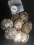 10x$ 1 oz. Silver Morgan Dollar Rounds