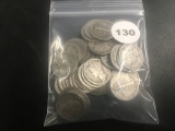 Lot of 50 Assorted Mercury Dimes