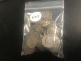 Lot of 60 Assorted Mercury Dimes