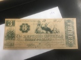 $3 Republic of Texas Promissary Note