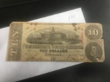 1863 $10 Confederate States of America (Richmond 10)