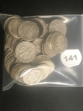 Lot of 57 Silver Roosevelt Dimes