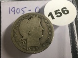 1905-O Barber Quarter