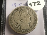 1915-D Barber Half