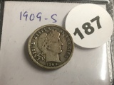 1909-S Liberty Dime