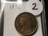 1832 Half Cent