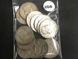 14x$ Franklin Half Dollars