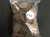 Lot of (170) Wheat Cents