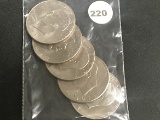 lot of 5 Ike Dollars