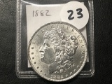 1882 Morgan Dollar, AU