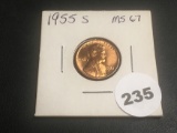 1955-S Wheat Cents