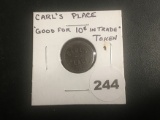 Carl's Place 10 cent Trade Token