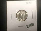 1945 Mercury Dime