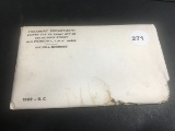 1969 US Mint Set