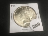 1922 Peace Dollar