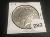 1924 Peace Dollar