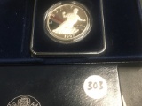 1997 Jackie Robinson Proof Silver Dollar
