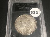 1878 Morgan Silver Dollar 7/8
