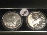 1986 Ellis Island Liberty Silver