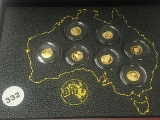 Big 7 Australian Gold Coin Collection 3.5 Gram Fine Gold