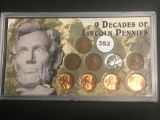 9 Decades of Lincoln Pennies
