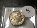 1913-S Buffalo Nickel Type I
