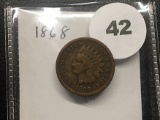 1868 Indian Cent