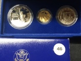 1986 3 pc. Liberty set with $5 Gold Liberty
