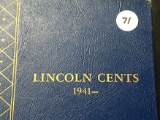 1941-1970's Lincoln Cent Book
