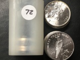 20x$ One Troy oz. Silver (Peace) Rounds