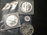 3x$1990, 92, 94 Silver Eagles