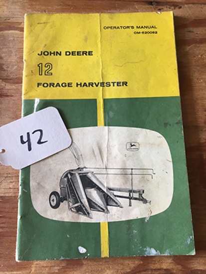 JD 12 Forage Harvester Operators Manual