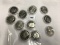 (10) Clad Unc. Kennedy Half Dollars